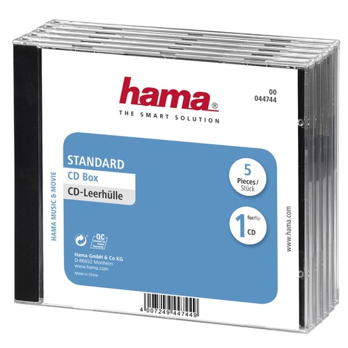 Hama hüllen jewelcase - hama, cd