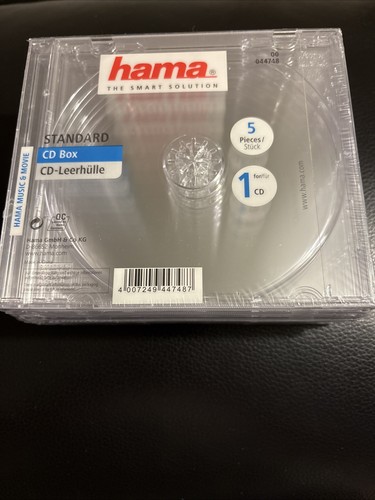 Hama hüllen jewelcase - cd,