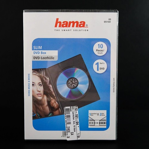 Hama dvd leerbox slim - slim,