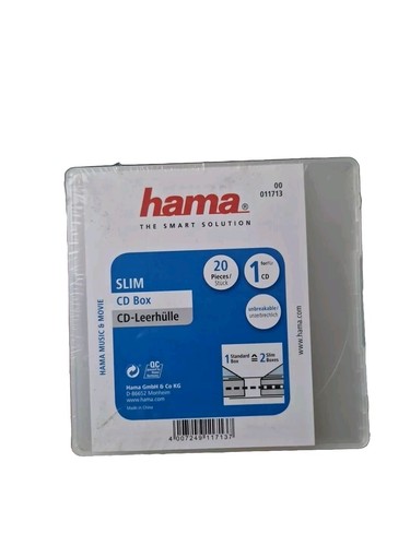 Hama box leerhülle - cd,