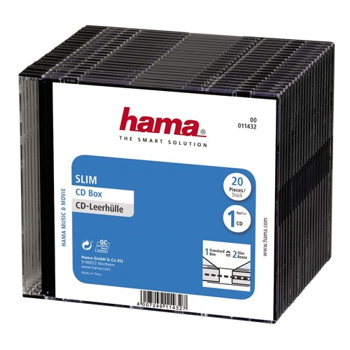 Hama 11432 slim - hama, cd-slim-box