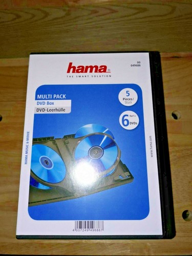 Hama dvd leerhülle 6er box - hama,