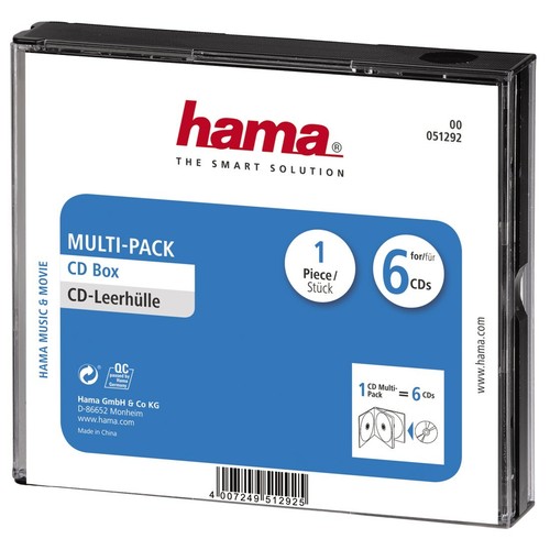 Hama 51292 multipack 6 - 51292, cd-multipack