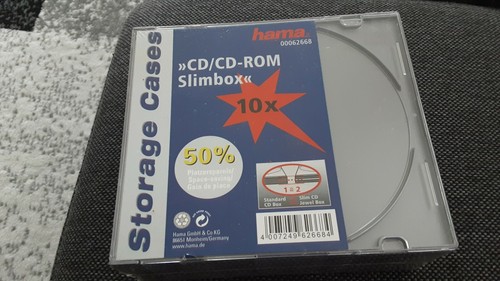 Hama rom slimbox 10 - cd/cd,