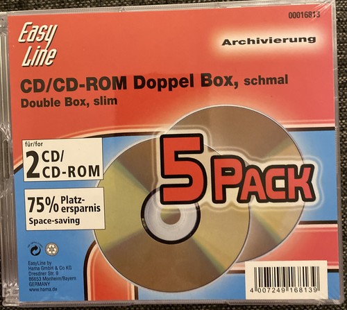 Rom doppelbox schmal 5 - cd-rom,